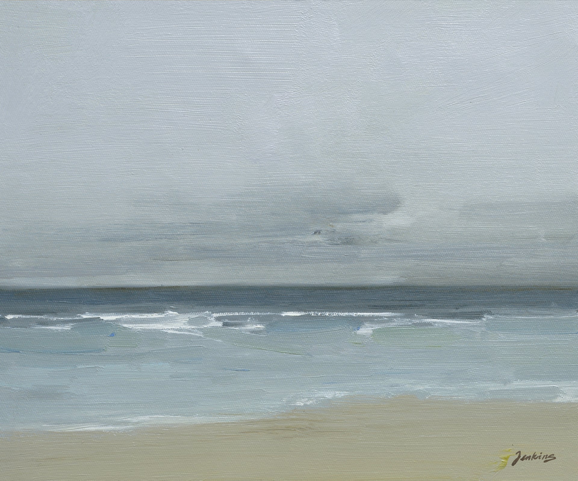 Giclee on Canvas- Modern Beach Seascape 2220120 image 0