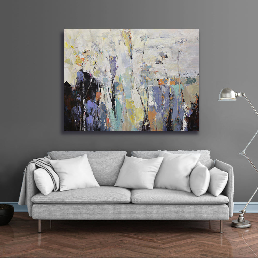 36x48 abstract oil painting on canvas 72071021 image 1