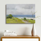 24x36 oil painting on canvas of OCEAN AND BEACH landscape 4191271 image 1