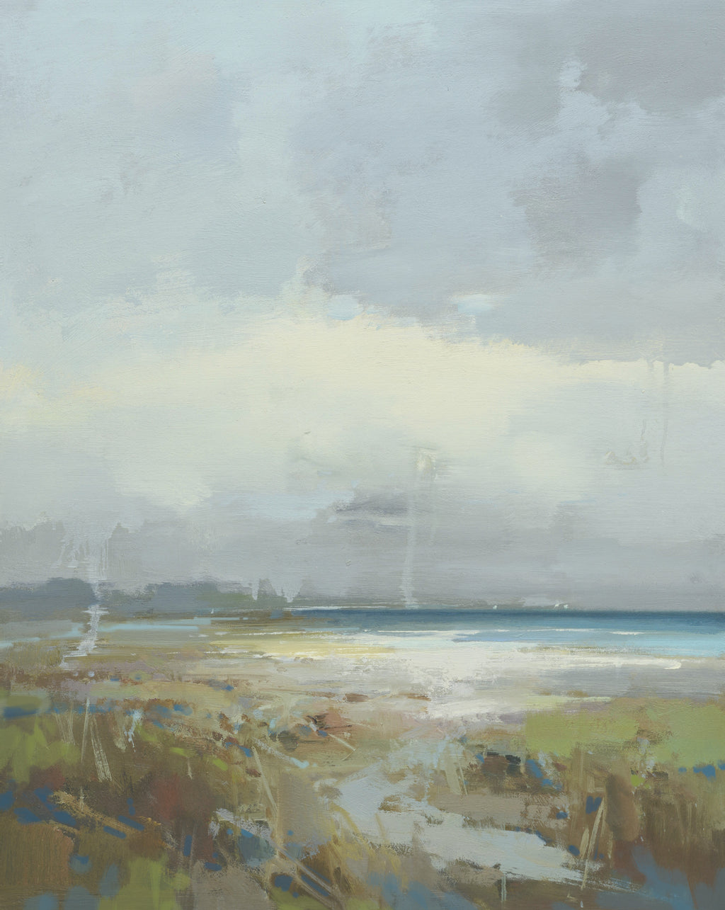 Giclee on Canvas-Modern Beach Seascape Artwork 421614 image 0