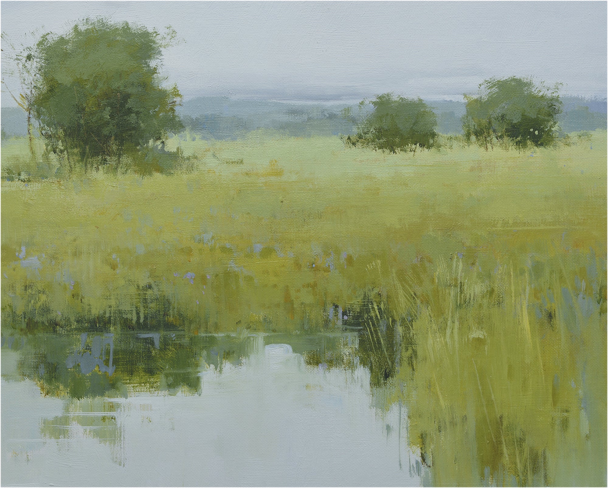 Giclee on Canvas-Modern Creek Landscape Artwork 422903 image 3