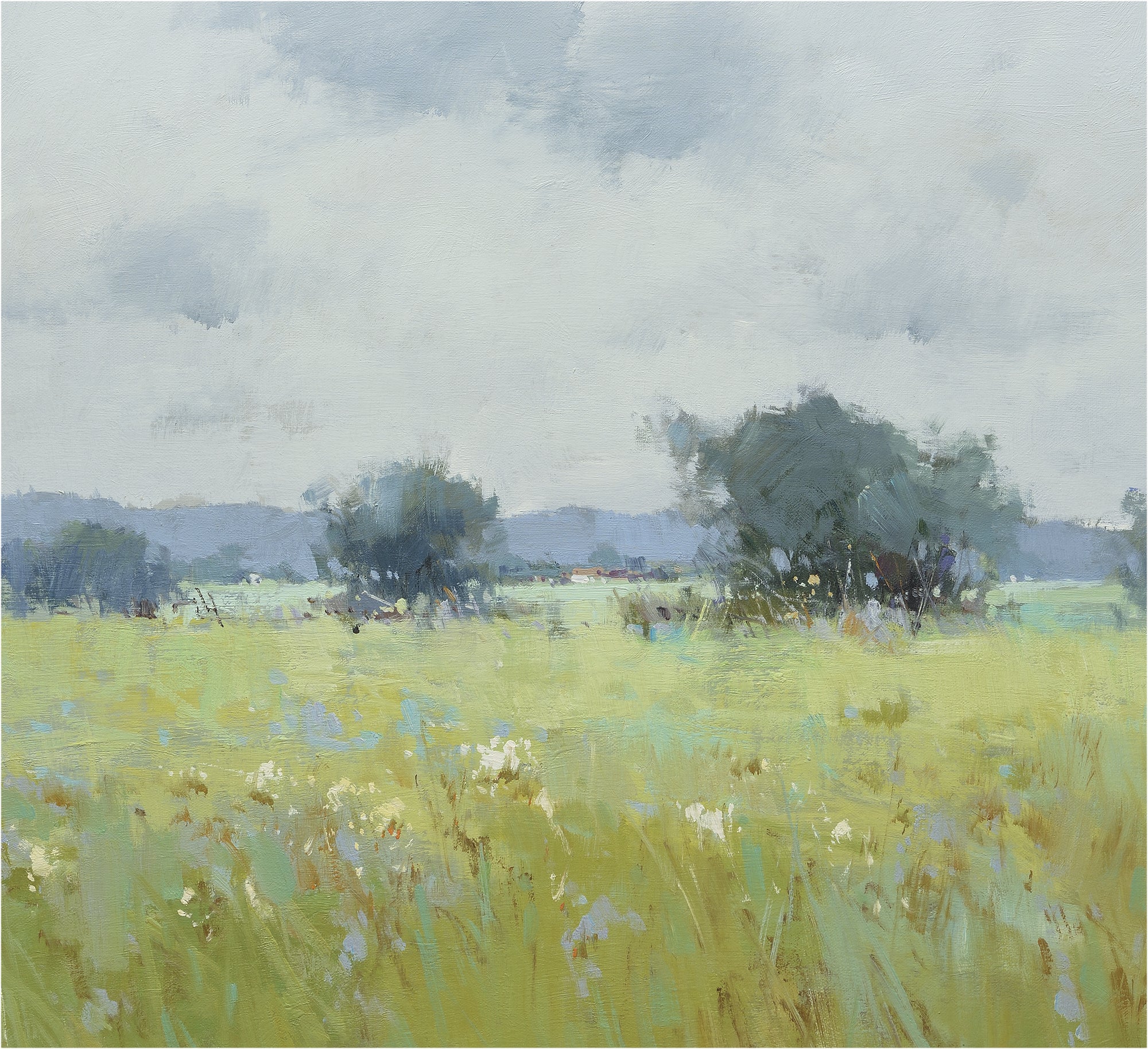 Giclée on Canvas-Modern Field Landscape Artwork G2171 G2111 - 8201401 image 1