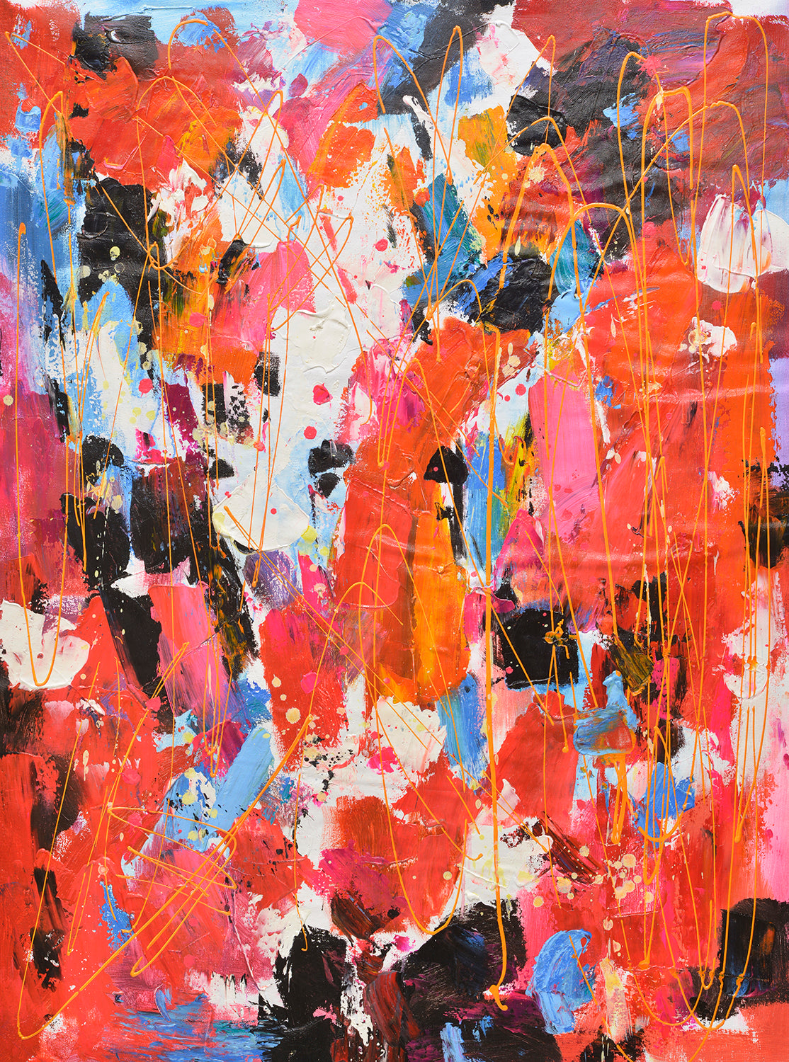 36x48 abstract oil painting on canvas 72071019 image 0