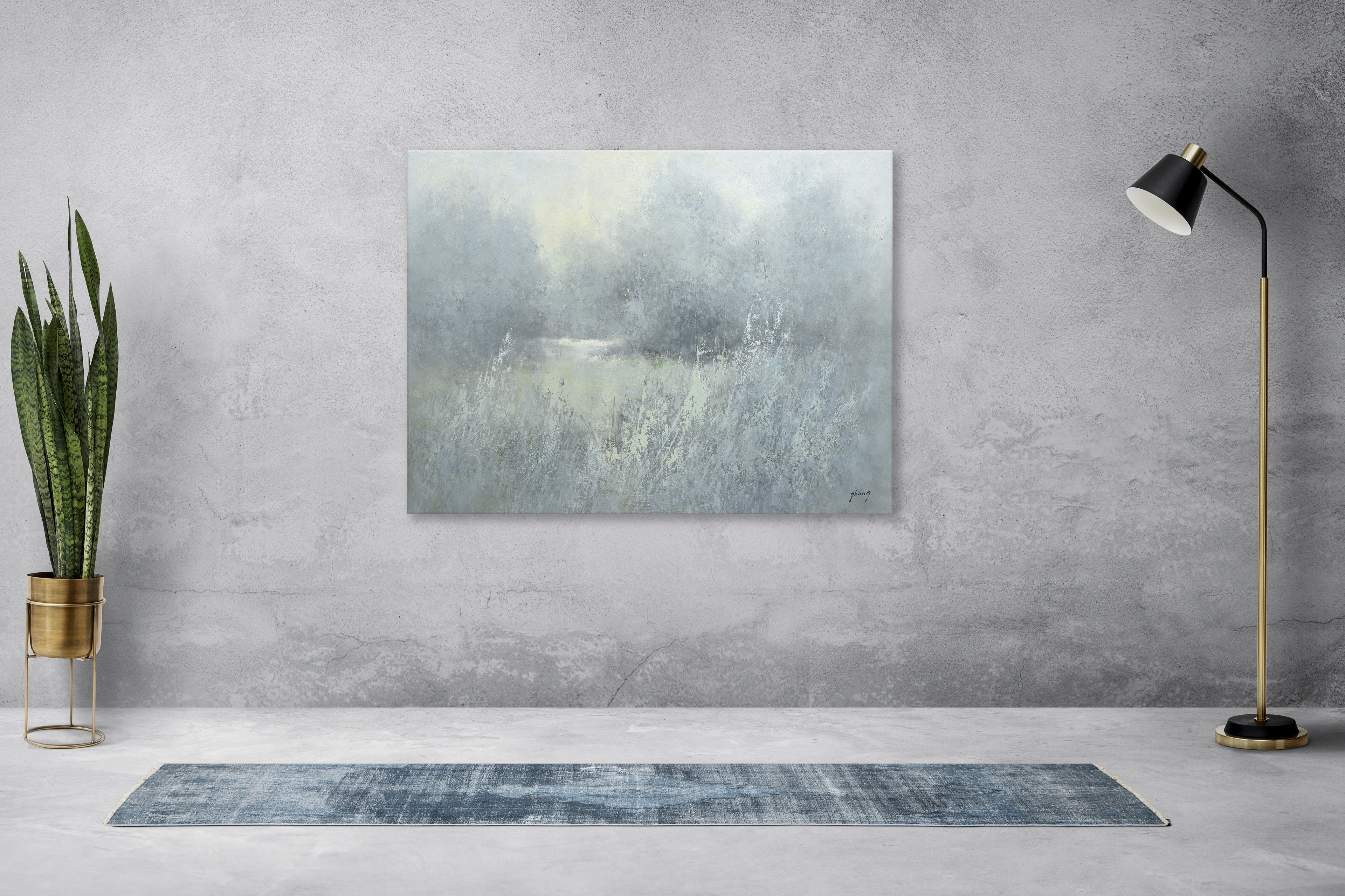 Giclee on Canvas-Modern Marsh Landscape Artwork 8194302 image 1