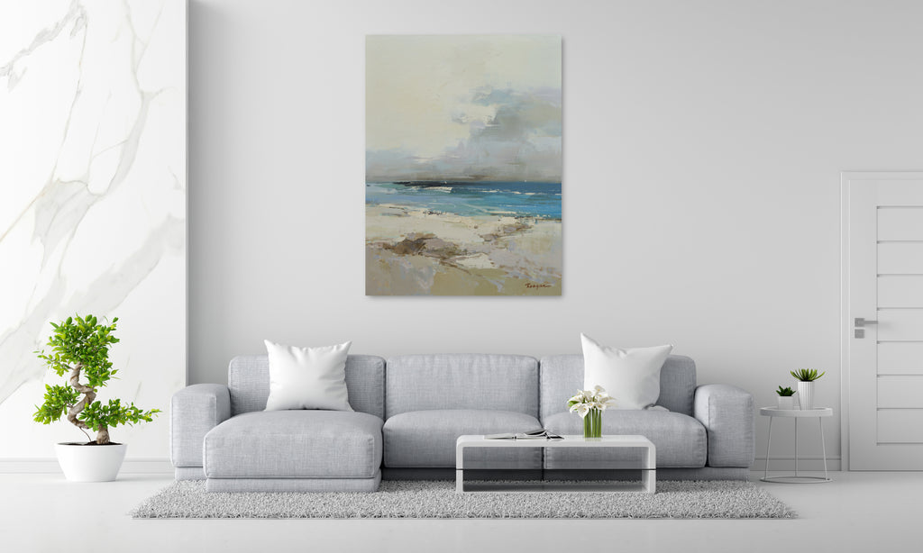 Giclee on Canvas-Modern Beach View  Artwork 8-42017002 image 1