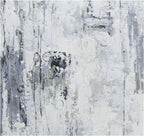Giclée on Canvas-Modern Gray &White Abstract Artwork P23741 image 3
