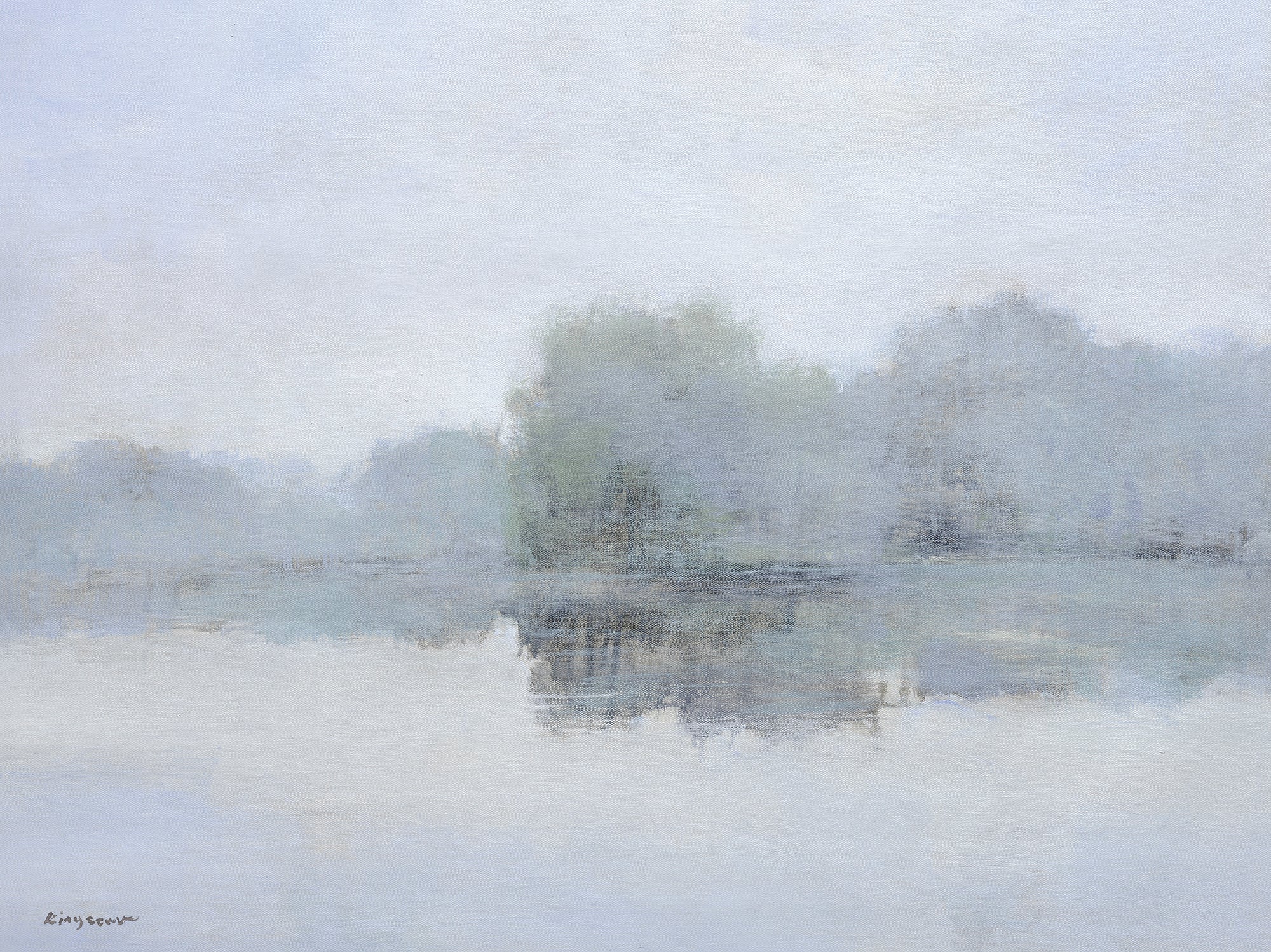 Giclee on Canvas-Modern Lake View Artwork 823455 image 0