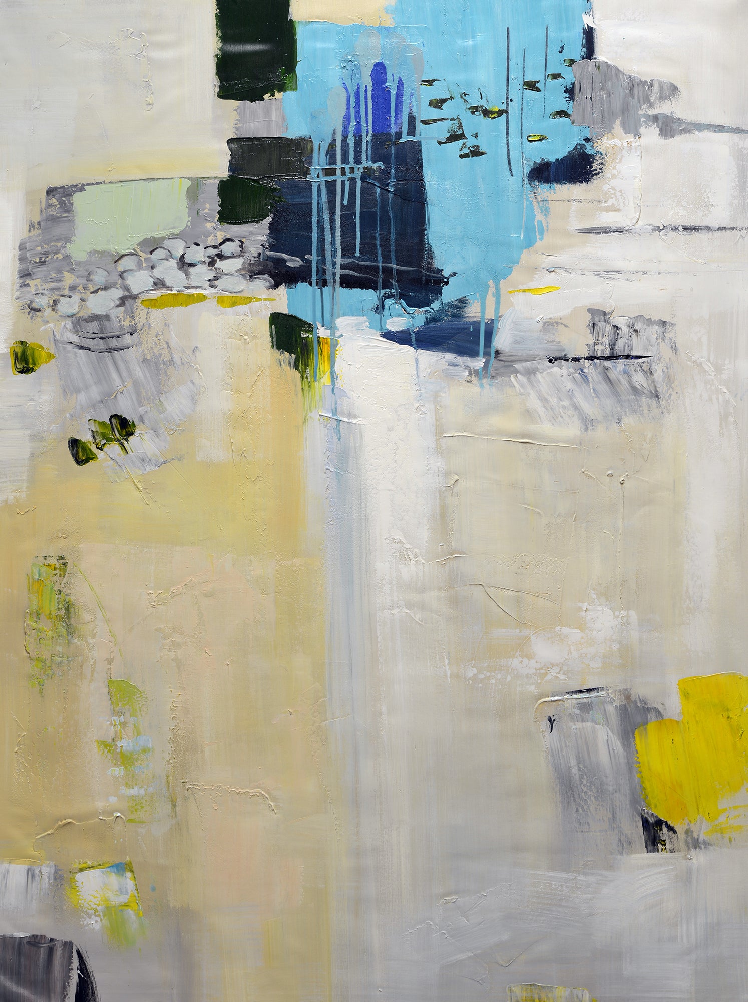 Abstract oil painting 36x48 image 0