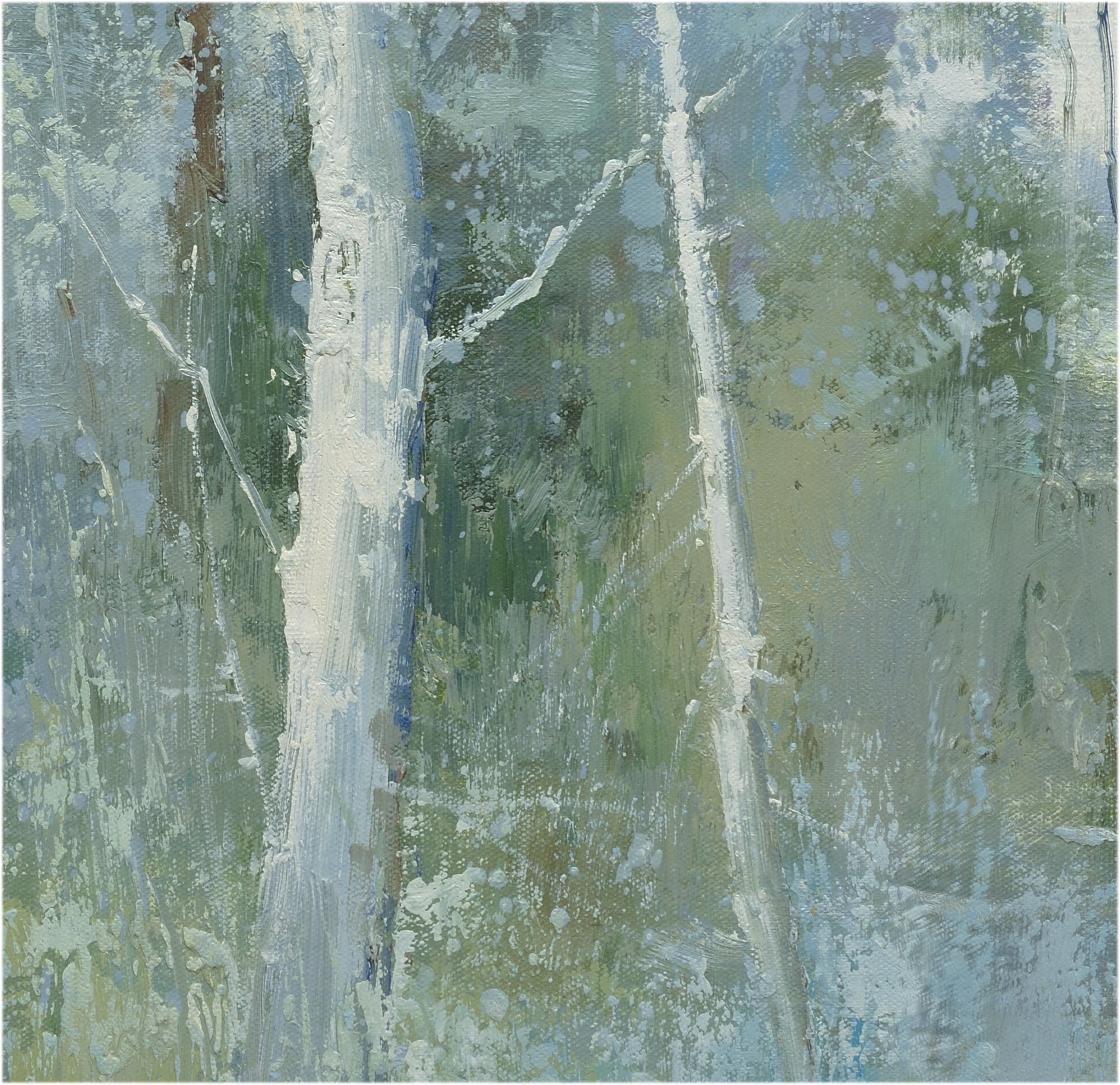 Giclee on Canvas-Modern Tree Marsh Landscape Artwork 821704 image 3