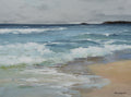 Giclee on Canvas-Modern Beach Ocean Wave Artwork 823708 image 0