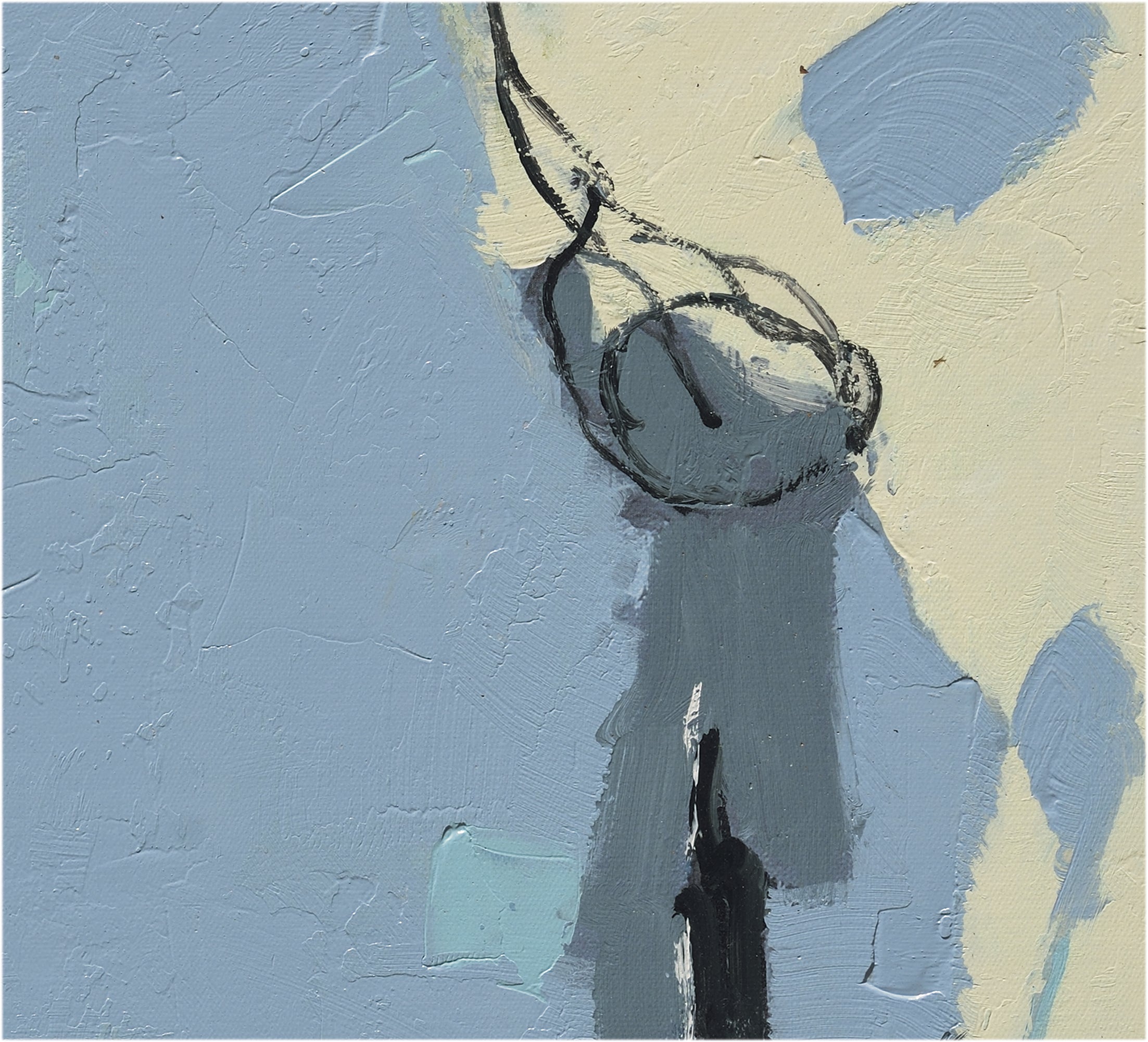 Giclée on Canvas-Modern Blue Beige &White Abstract Artwork S81912401 - A55 image 3