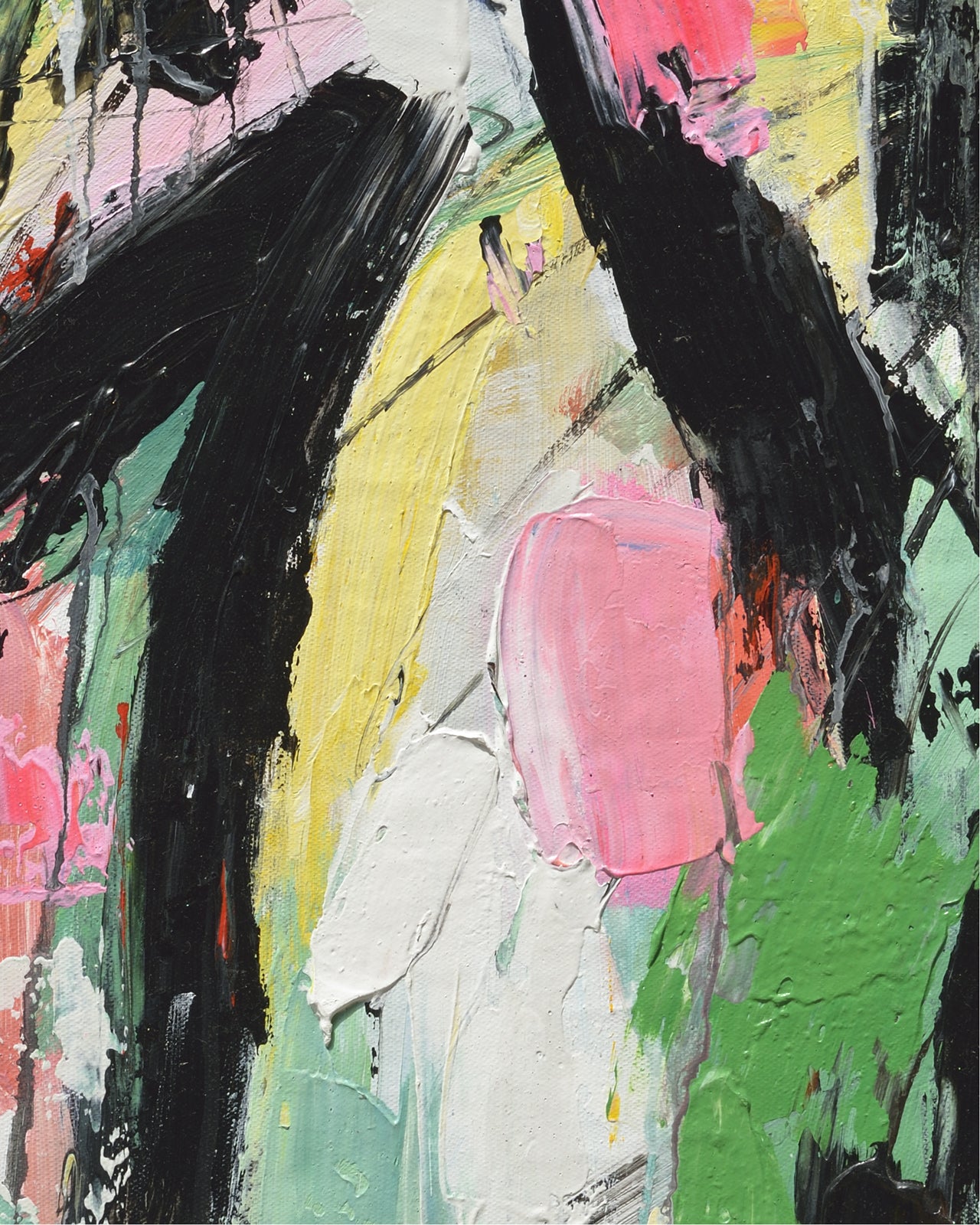 Giclee on Canvas-Modern Colorful Abstract Piece 12162701C image 0