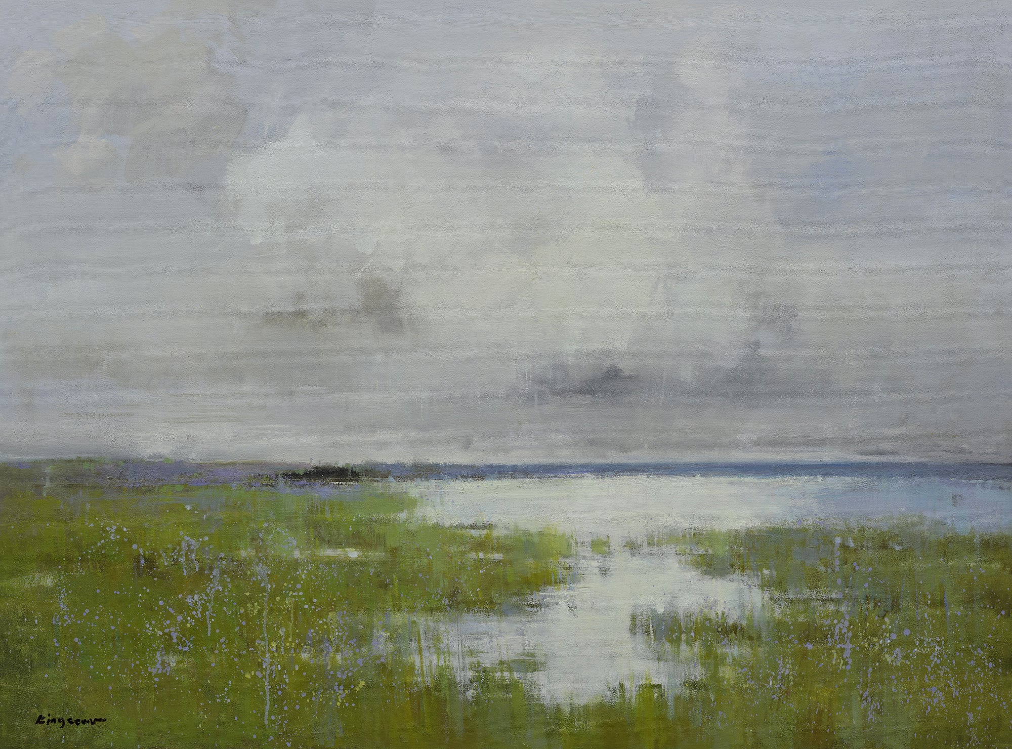 Giclee on Canvas-Modern Landscape Artwork 8220101 image 0