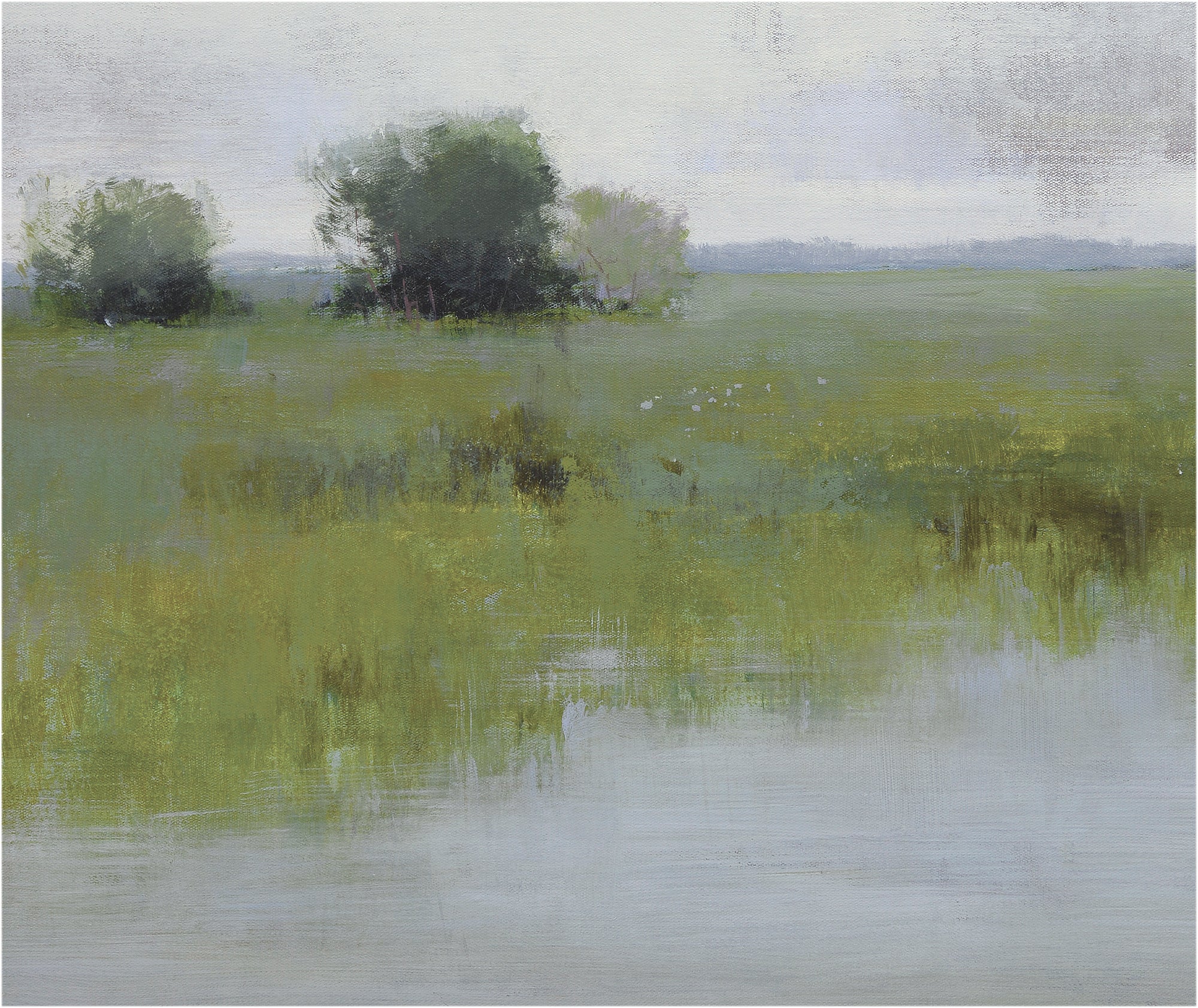 Giclee on Canvas-Modern Marsh Landscape Artwork 823456 image 2